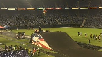 Worlds first snowmobile frontflip! (Nitro Circus)