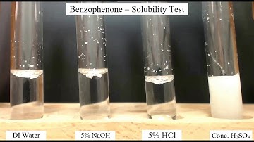 Solubility Tests for Organic Compounds