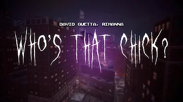 david guetta - who's that chick? (feat. rihanna) [ sped up ] lyrics