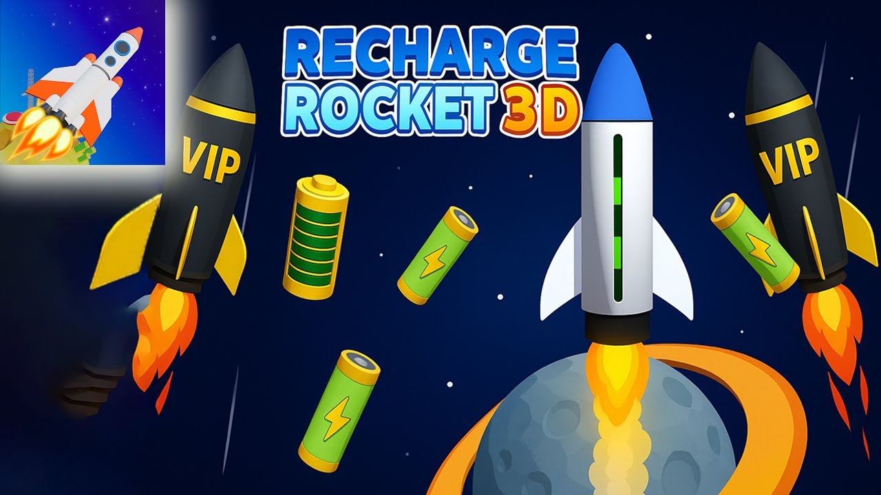 VIP Rockets Unleashed! 🚀 | Recharge Rocket 3D Gameplay