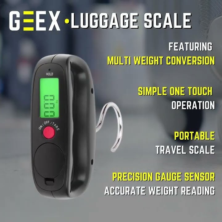 Coming Soon: GEEX Luggage Scale