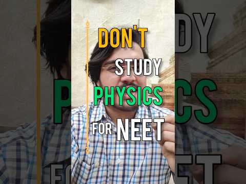 Dare Not Ignore These 5 Physics Topics for NEET #neet #mbbsmd #aiims