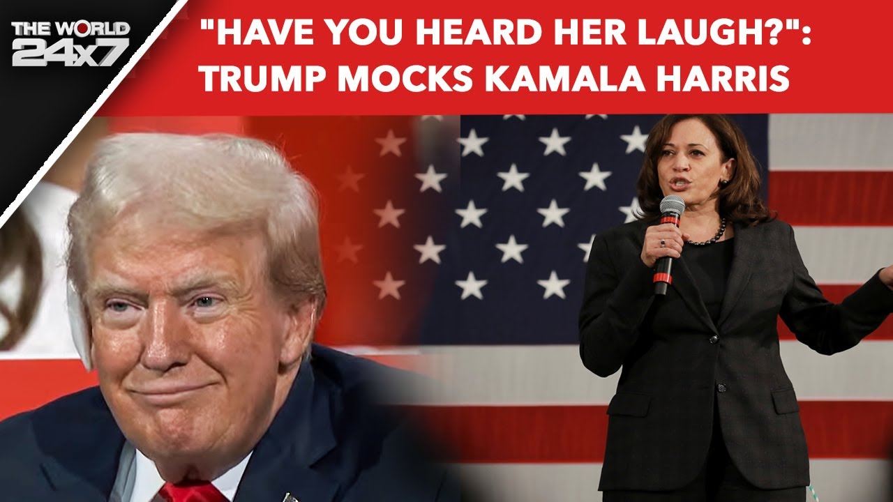 Kamala Harris Vs Donald Trump | "Have You Heard Her Laugh?": Donald ...