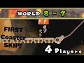 [4 Player TAS] 8-7 1st Coaster Skip