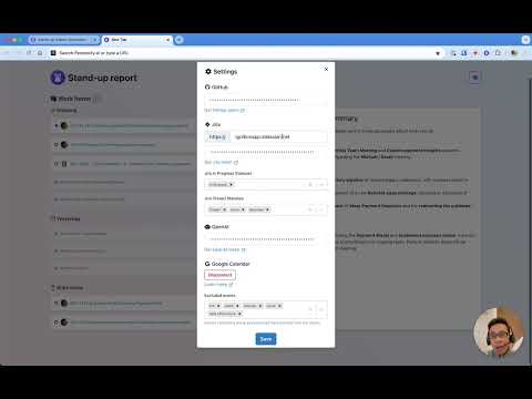 Stand-up Report Generator video preview 2