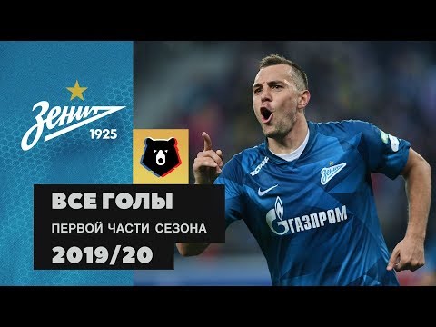 Все голы ФК «Зенит» в первой части сезона РПЛ 2019/20