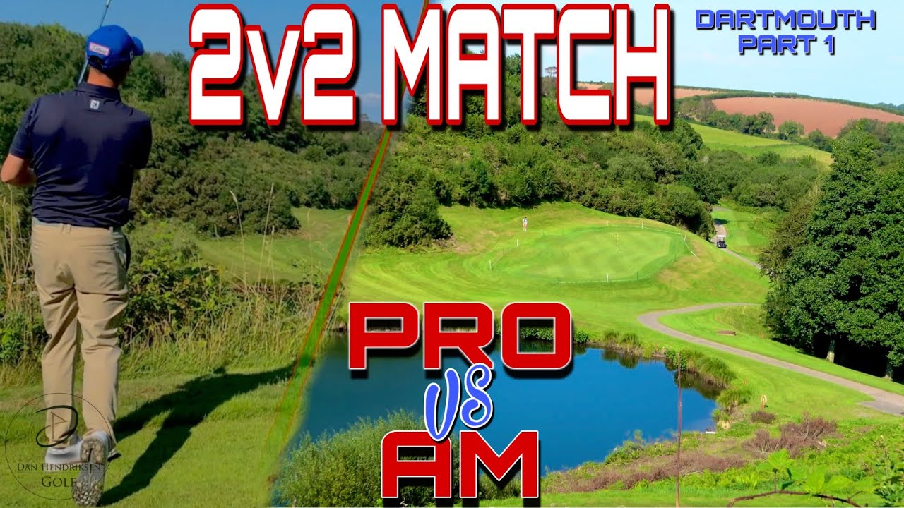 2 PROS vs 2 AMATEURS | GOLF COURSE VLOG – DARTMOUTH HOTEL, GOLF & SPA – CHAMPIONSHIP COURSE | Part 1