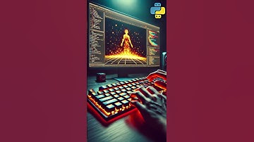 ASMR Coding: Fire Animation with Python & Matplotlib | Satisfying Code Sounds