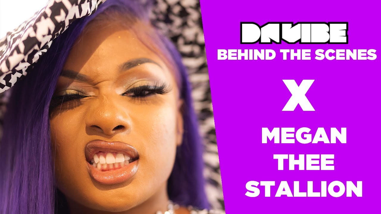 BEHIND THE SCENES DA VIBE - MEGAN THEE STALLION LORS DE SON PASSAGE A ...