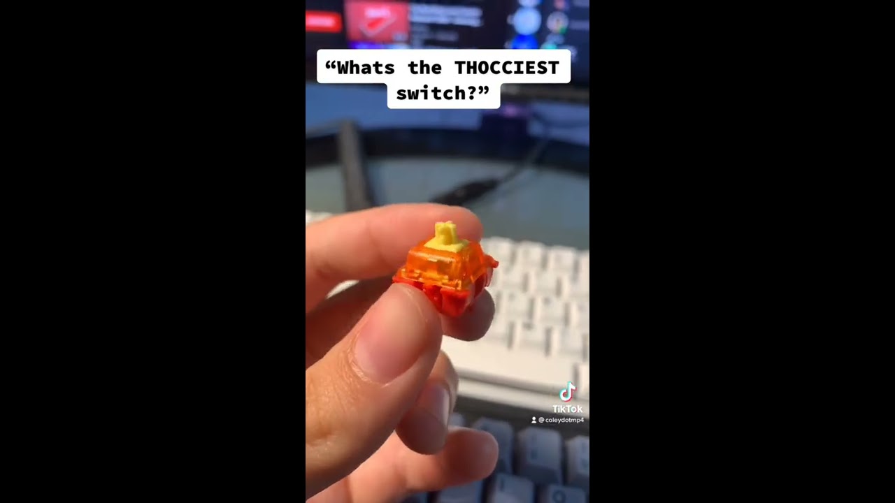 What S The THOCKIEST Keyboard Switch Answer May Shock You Mechanicalkeyboards