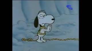 Snoopy drops down
