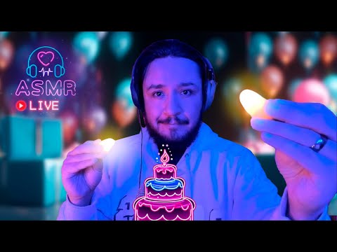 ⭐ ASMR en VIVO de CUMPLEAÑOS ⭐