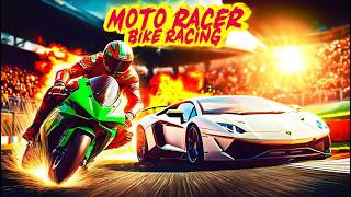 Moto Racer: Bike Racing Games (Android, iOS) Gameplay - Racing Action With Stunning Graphics! 🏍️🔥 screenshot 1