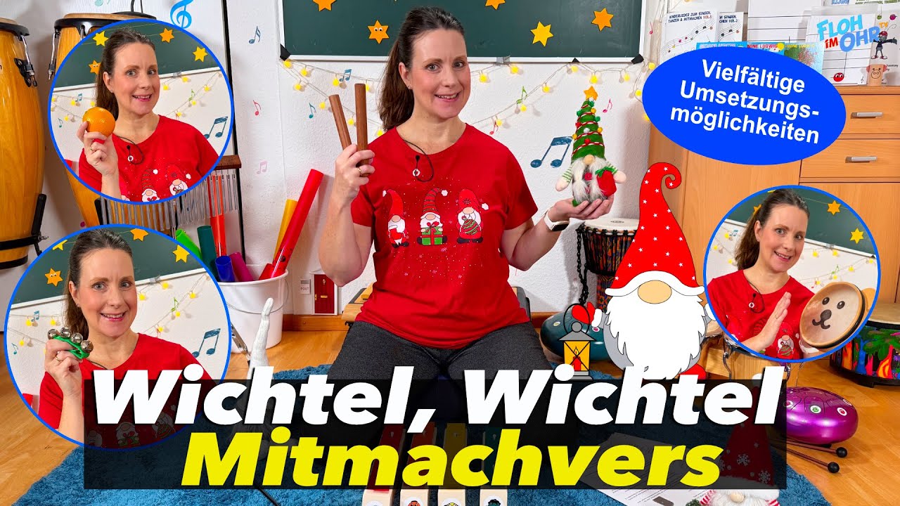 WICHTEL, WICHTEL Sprechvers | Mitmachlied | KITA | Simone Ludwig | Floh im Ohr TV