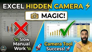 Title: Excel Hidden Camera Tool: Live Update Magic! 📸 | MS Excel Tips & Tricks