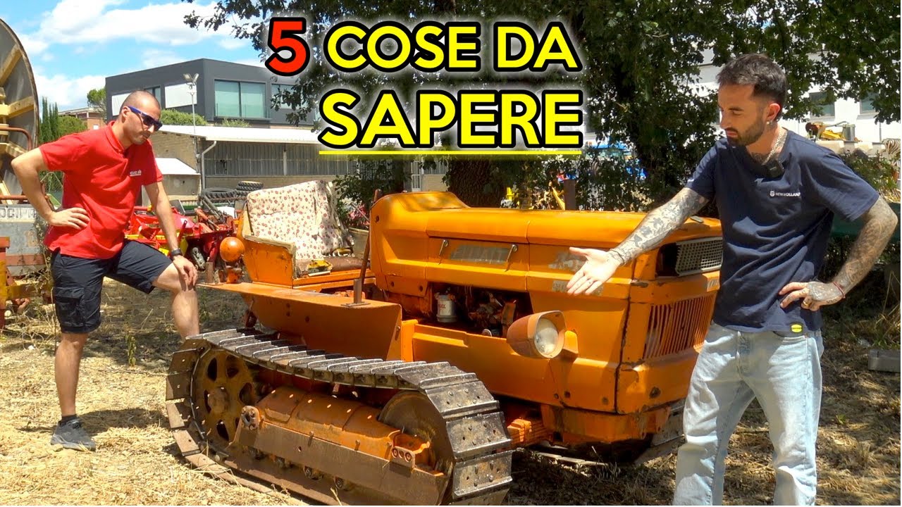 5 CONSIGLI quando COMPRI un VECCHIO TRATTORE CINGOLATO!