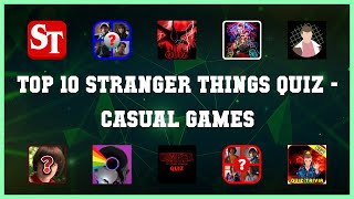 Top 10 Stranger Things Quiz Android Games screenshot 2