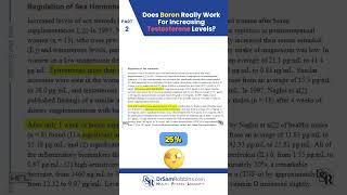 Does Boron Really Work For Increasing Testosterone Levels - Part 2