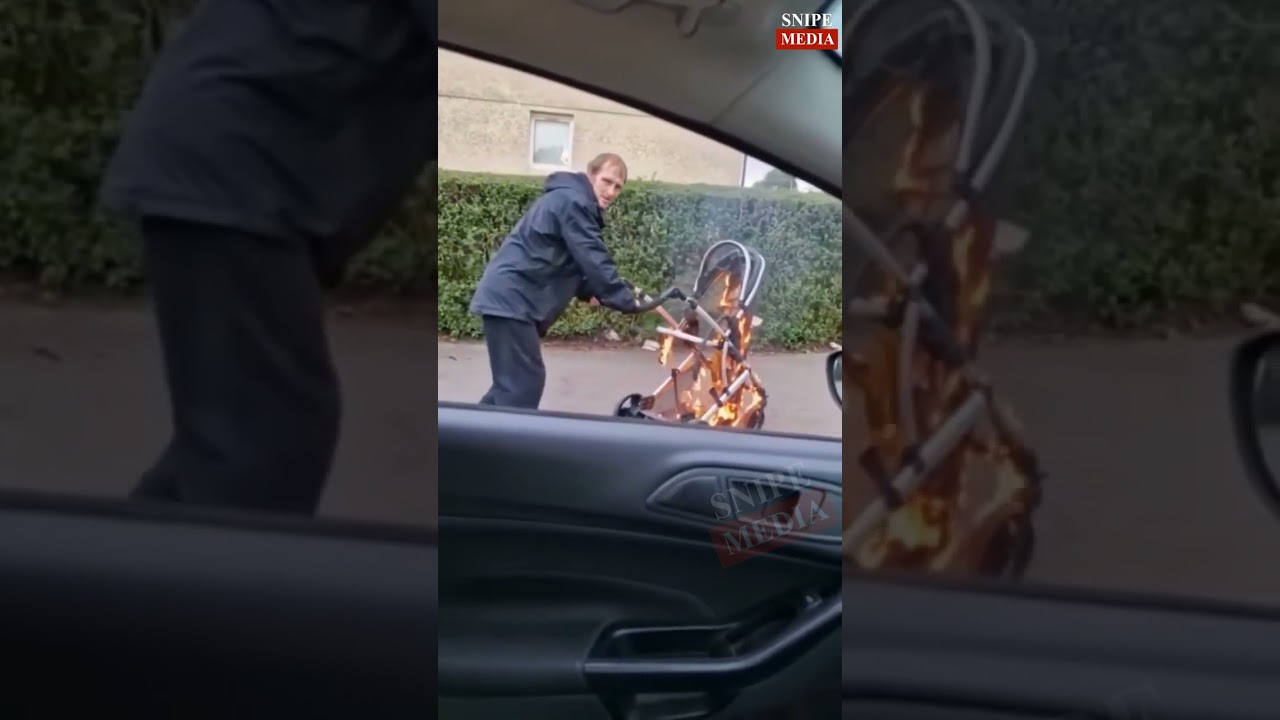 Шотландский наркоман поймал наркомана, выгуливающего своего любимого костра