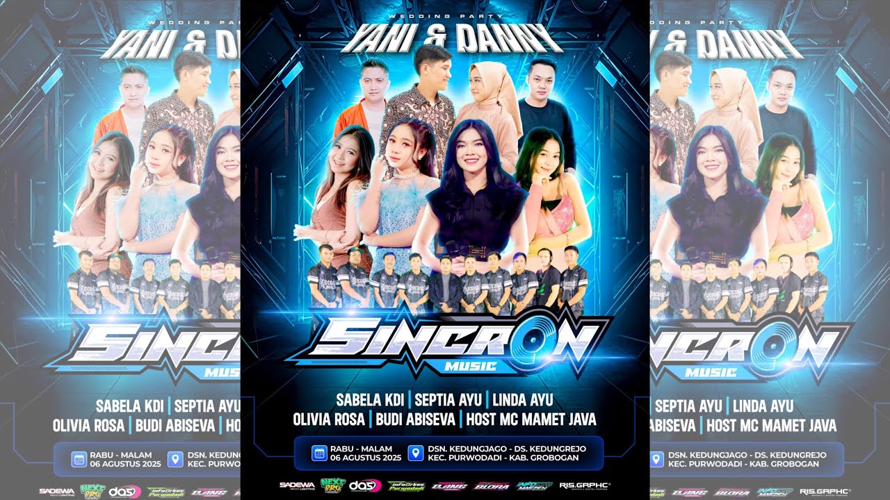::: LIVE STREAMING SINCRON MUSIC | WEDDING YANI & DANNY IN KEDUNGJAGO - PURWODADI DAS_AUDIO :::