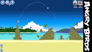 Angry Birds Surf And Turf Level 12 Walkthrough 3 Star (HD) 1080p