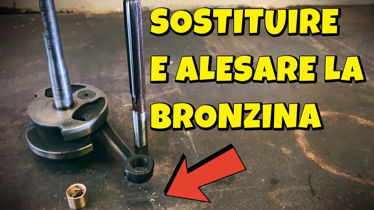 Come sostituire e alesare la bronzina di biella del Ciao