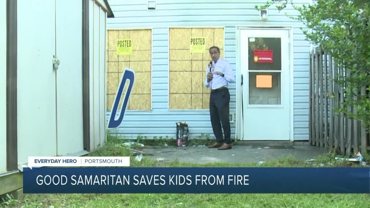 Good Samaritan saves kids from fire - YouTube