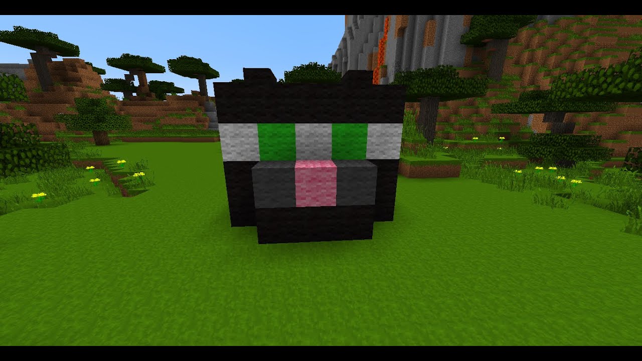 Minecraft Jak zbudować Głowe Kota YouTube