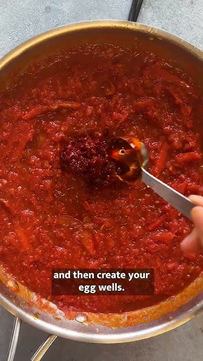 what-do-vegans-use-instead-of-egg-in-a-shakshuka-shorts-youtube