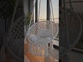 Luxury Hanging Chair For Modern Home 😍 | Boho Swing Chair Setup #shorts