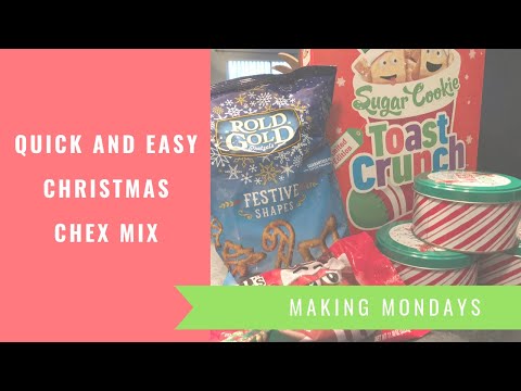 Disney Christmas Chex Mix