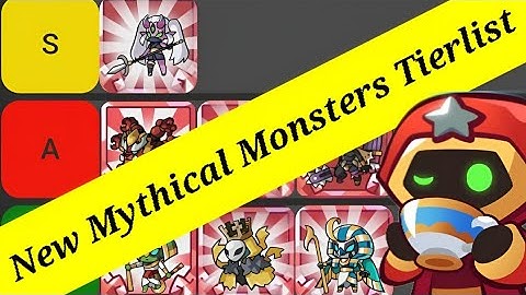 New Mythical Monsters Tierlist and Rankings for Post Ascension Update | Summoner