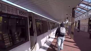 WMATA Breda 3086 on the Blue Line