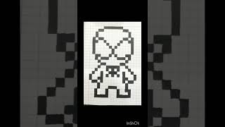 Spider man #marvel#spiderman#pixelart#drawing#viral#trending#art#explore#shorts#youtubeshorts