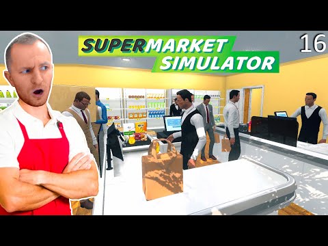 Видео: СИМУЛЯТОР СУПЕРМАРКЕТА: ДВА КАССИРА ЭТО СИЛА - Supermarket Simulator [16]