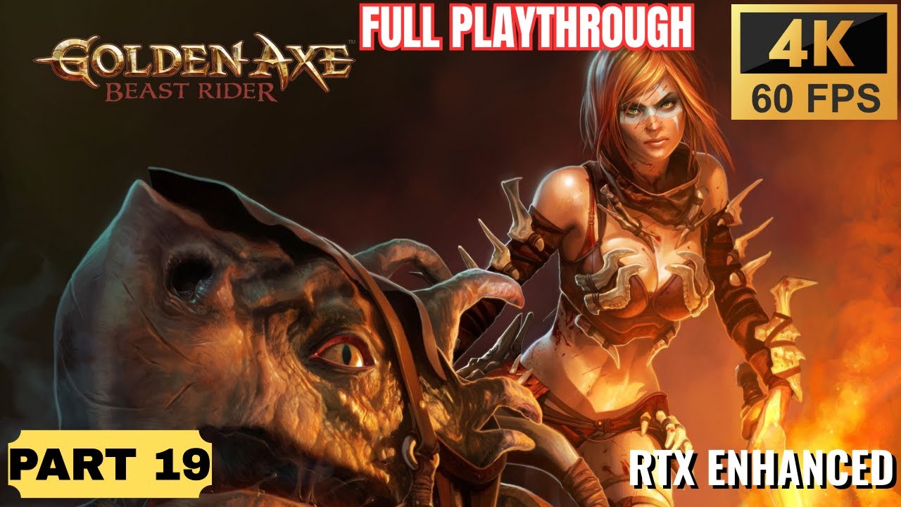 Golden Axe Beast Rider No Commentary Playthrough Part 19 | 4K 60fps