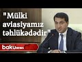 Azərbaycandan tərəfdaş ölkələrə çağırış: "Mülki aviasiyamız təhlükə altındadır" - Baku TV