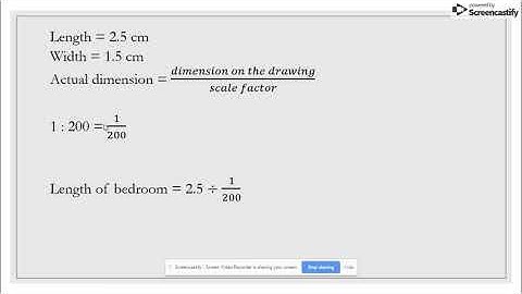 Actual dimensions from scale drawings