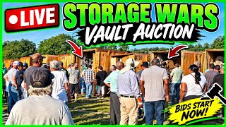 LIVE Storage Wars VAULT AUCTION In MARYLAND With 110 PLUS Units 391 MILES From Home!