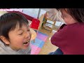 仲良し兄妹でもたまには喧嘩もする!!6歳上の兄かなとくんに強気でむかっていくあーちゃんwwwだーしまファミリー普段の様子