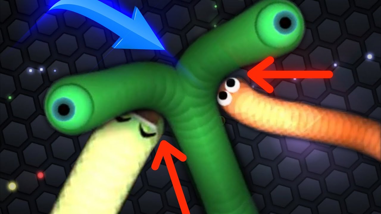 Slither.io Jacksepticeye TRICK / Best Trolling Moments / Lovely snake