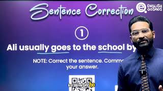 Sentence Correction 1 | englishqosmos.com