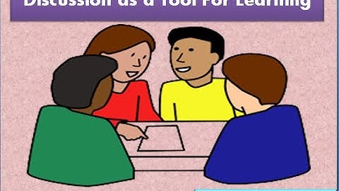 Discussion as a Tool For Learning - Language Across the Curriculum - Suresh Babu G