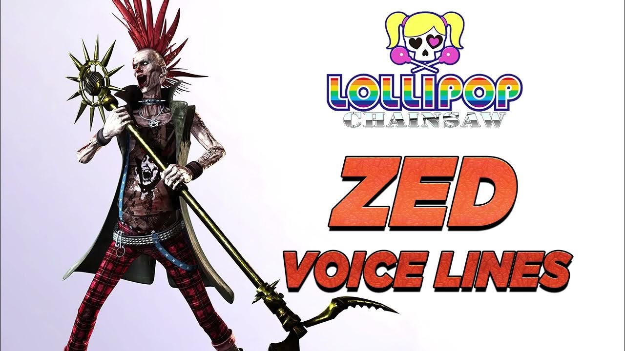 Lollipop Chainsaw Zed Voice Lines YouTube