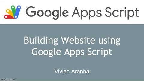 Video 11: Building A Website | Google Apps Script | Learn in 15 Minutes