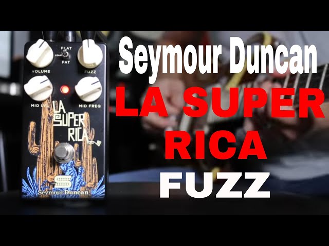 Seymour Duncan LA Super Rica Fuzz Quick Listen Demo Video by Shawn