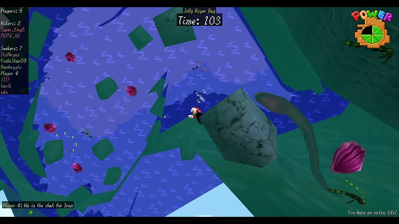 Hide and Seek J⭐ Super Mario 64 Coop Deluxe | OOB Hiding Spots