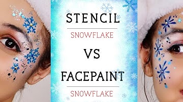 Snowflake STENCILS vs. HAND Painted Snowflakes (Which looks BETTER?)