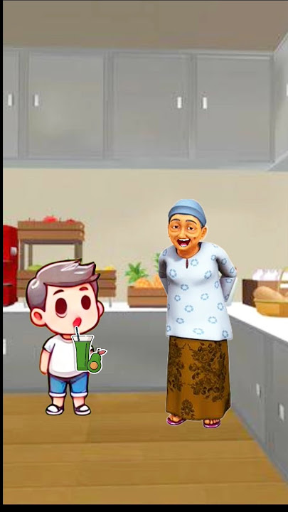 Asep minum jamu 😱 #comedy #funny #lucu #cartoon #animation #shorts
