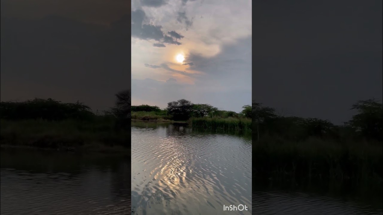 Lake view front national park Anantapur 
